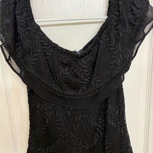 Elegant Black Lace Dress